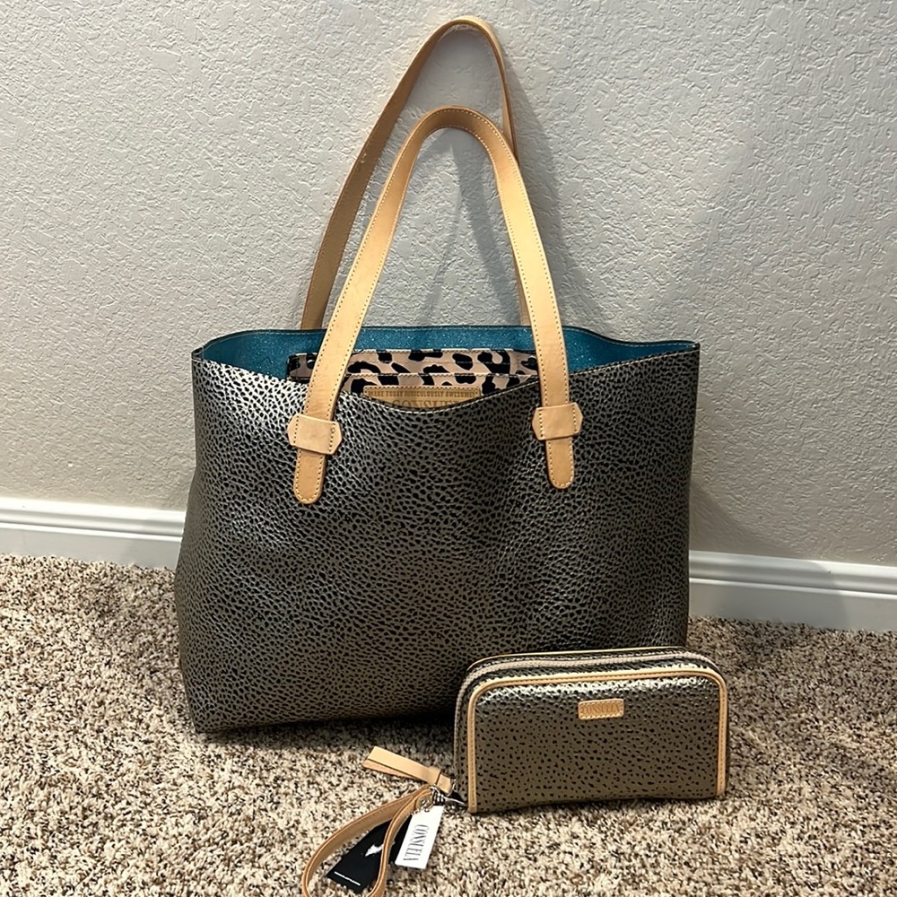 Consuela Tote and Matching Wallet